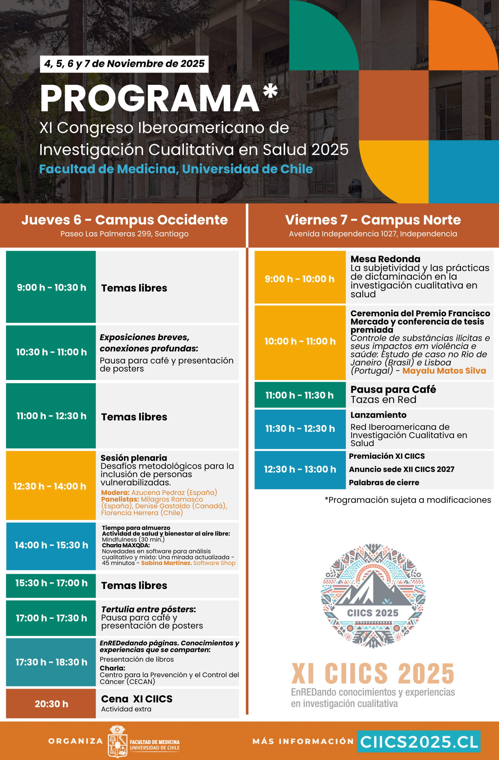 Programa actualizado julio 2025